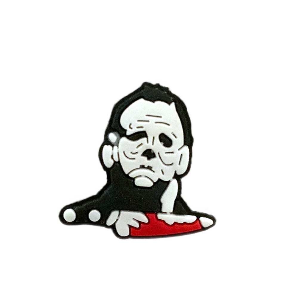 Michael Myers Knife Mask Halloween Horror Croc Charm